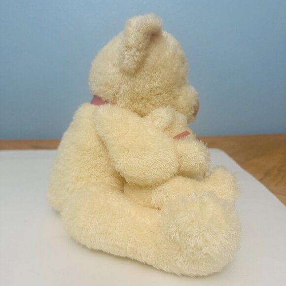 RBI Beige Bears Mother And Cub Ron Banafato 10” Mom Baby Plush With Gift Box - Picture 6 of 11